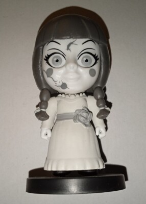 WB Horror Black and White Mini Vinyl Figure Annabelle, 3'', by Culturefly, Used 