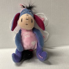 Disney Eeyore Butterfly Lovebug 2000 Mini Bean Bag Plush