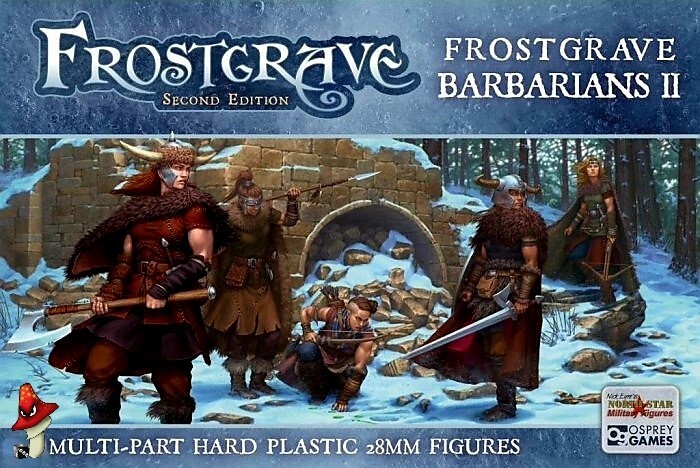 Female Barbarians II Plastic Sprue unboxed Frostgrave  FGVP10 28mm 1/56 scale