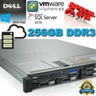 Dell PowerEdge R620 2x Xeon E5-2643 3.30GHz 8CORE 256GB DDR3 H710 240GB SSD RAIL