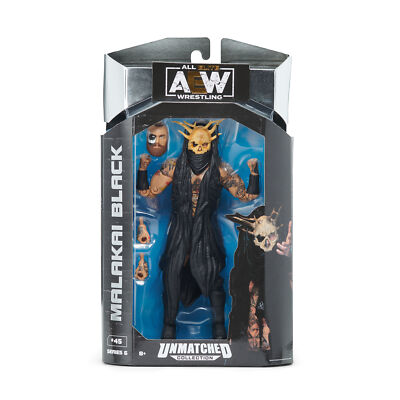 Malakai Black (Horned Mask) - AEW Unmatched Series 6  Toy Wrestling Figure