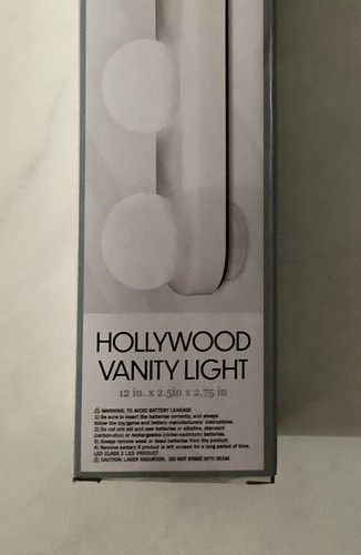 Room To Room Hollywood Vanity LED Light 4 Bulbs12x2.5x2.75 Inches - Picture 2 of 2