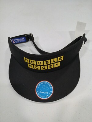 Imperial Tour Visor - Double Bogey Waffle House Logo -Black - New With Tags. D2