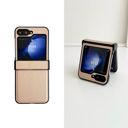 Fashion PU Leather Phone Protective Case Cover For Samsung Galaxy Z Flip 3 4 5 6 - Picture 21 of 34