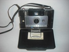 Vintage Polaroid 100 Automatic Land Camera with Case - Untested - Sold As Is