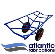 LARGE CARPET BARROW ON PNEUMATIC TYRES / CARPET TROLLEY 1200mm 200kg