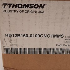 Thomson Hd12b160-0100cno1mms Linear Actuator 12vdc, 20a, 100mm, 16kn