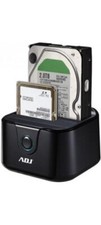 Docking Station Hard Disk Sata 2.5'' e 3.5'' Double HDD USB 3.0 ADJ AH01T
