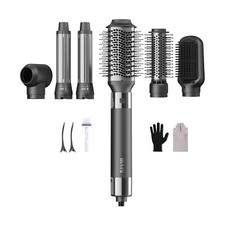 Hair Dryer Brush 6 in 1 Professional Hot Air Styler, 110,000 RPM Hi... Fast Ship