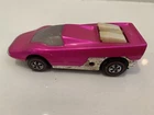 VINTAGE 1969 REDLINE HOT WHEELS SIZZLERS STRAIGHT SCOOP PINK MEXICO