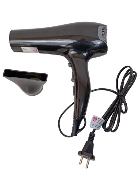 Haartrockner Schwarz 2200W Frontdüse 3 Temperaturen 2 