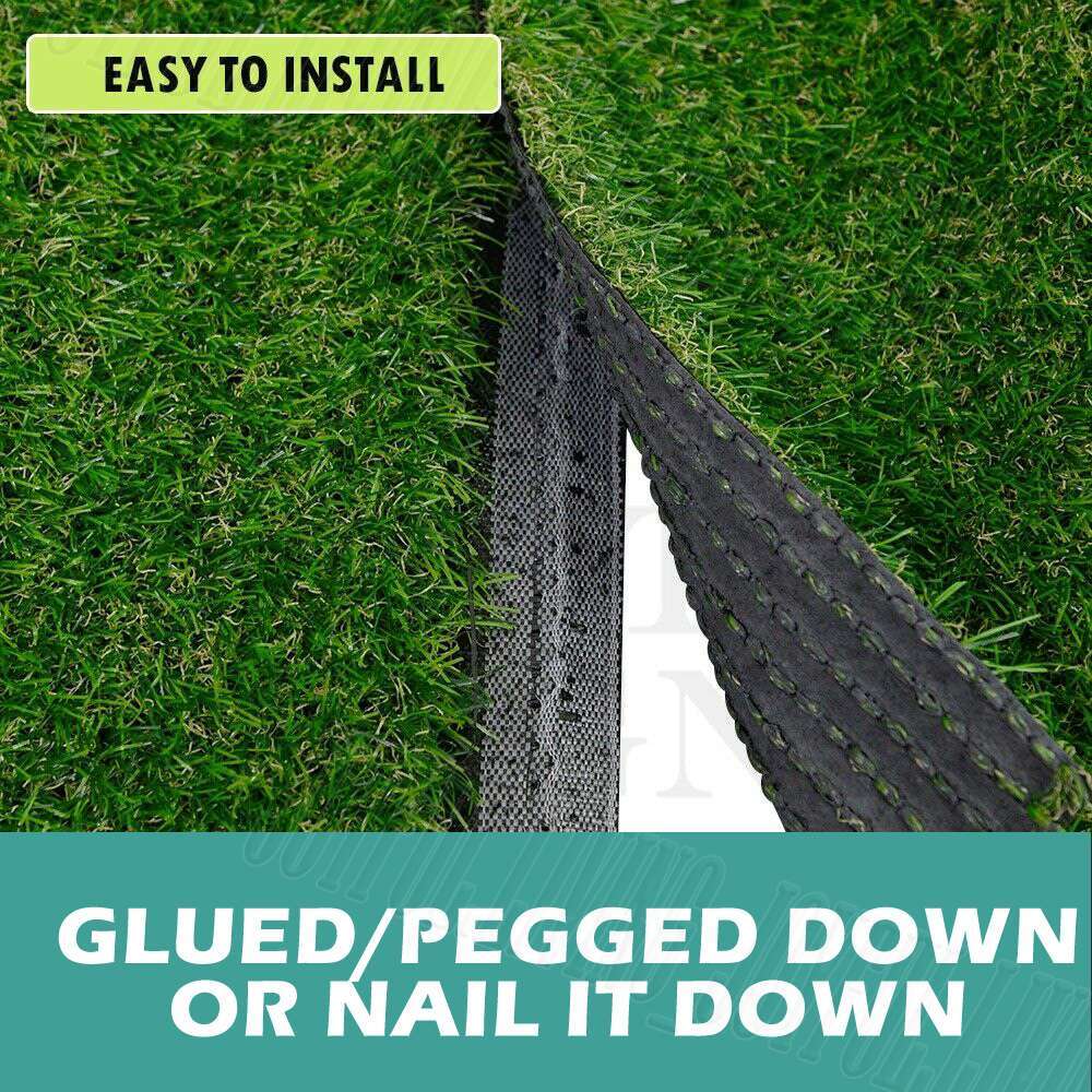 Artificial Grass Synthetic Lawns 10/20SQM Fake Turf Plastic Plant Mat 15/30mm OZ eBay