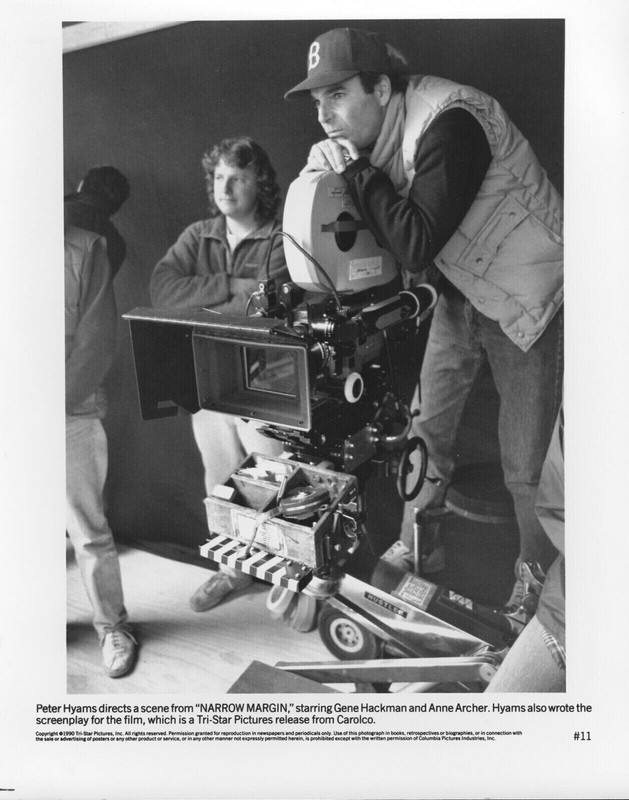 1990 Original BW 8x10 Press Photo Director Peter Hyams NARROW MARGIN