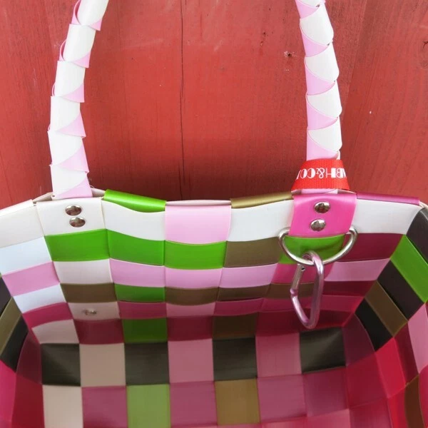 Witzgall ICE BAG 5008 39 Mini Shopper Tasche klein rosa grün braun Einkaufskorb - Bild 3 von 3