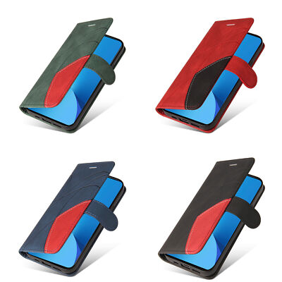 Splice Leather Wallet Cover Slim Case For Xiaomi 13 Redmi Note 12 K60 POCO F5