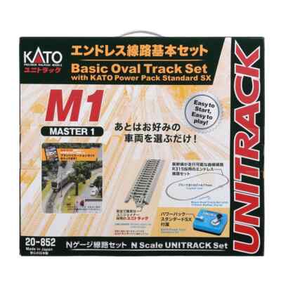 KATO Nゲージ M1 エンドレス線路 鉄道模型 レールセット 20-852 KATO N Gauge M1 Endless Basic Set Master 1 20-852 Railroad Rail