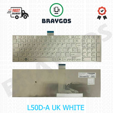 Neuf Toshiba Satellite L50D-A L55-A L55D-a L55T-A L70-A GB PC Clavier Blanc