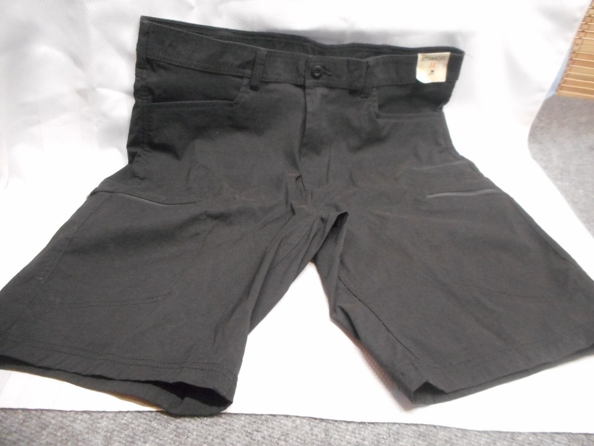 Outdoor Life Mens Hiking Shorts Size 36 Black Nylon/Spandex Fishing  Pockets