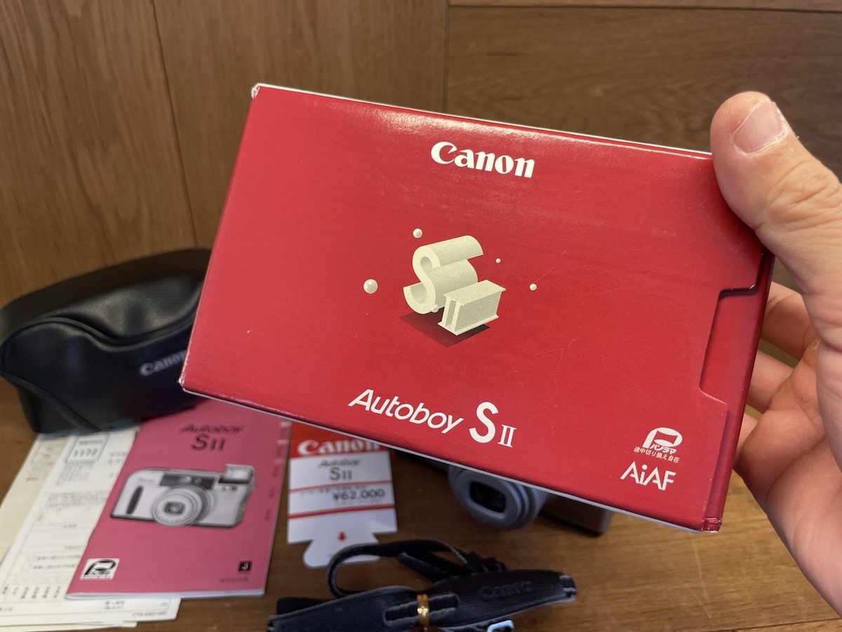 ■ 美品 ■ キヤノン Canon Auto boy SII Almost Mint in Box* Canon Autoboy SII Point & Shoot Film