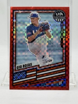 2026 Panini Stars & Stripes X-Factor PRIZM GIO ROJAS (#'d / 149) USA