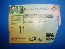 98/99 Ticket BVB Dortmund FC Bayern München Eintrittskarte Bundesliga Sammler