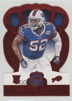 2014 Panini Crown Royale Class of Retail Red 81/99 Preston Brown Rookie RC 9hx
