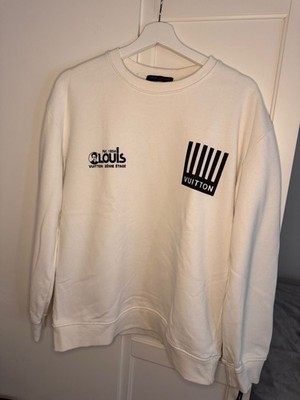 Louis Vuitton Pullover/ Weiß Größe XXL Fittet Wie L/M Original