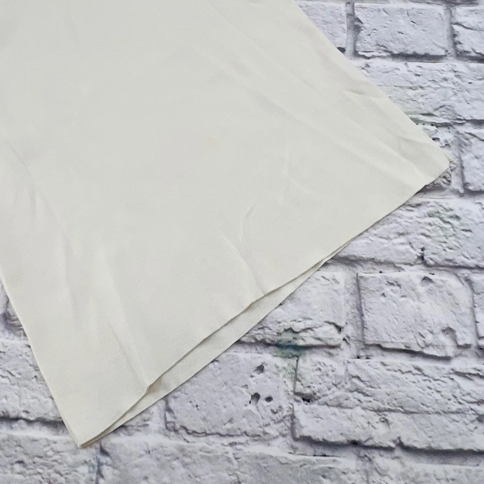 Camiseta sin mangas Laura Ashley para mujer talla S crema sin mangas tejida acanalada informal Foto 4 de 4