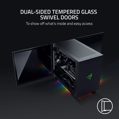 Razer Tomahawk ATX PCケース美品！ Razer、ATXとMini-ITXの2種類のオリジナルPCケース「Tomahawk