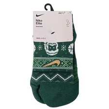 NWT Nike Elite Basketball Crew Socks Dri-FIT Green Youth 3Y-5Y W 4-6
