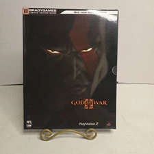 God of War II Limited Edition Strategy Guide Bradygames Artbook + Guide + Cover