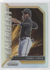 2021 Panini Prizm Emergent Silver Prizm Oneil Cruz #EM9 0c6