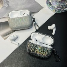 Luxury Glitter Case Leather Protective Cover For Apple AirPods 3rd 2nd 1st Pro 2
