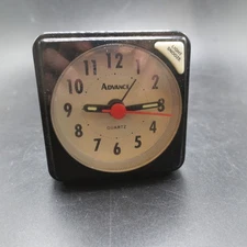 VTG MC Advance Quartz Ultra Small Battery Travel Alarm Clock w/ Snooze & Light