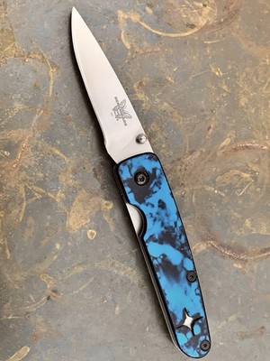 Benchmade USA 855 , 154CM , Titanium Liner , Mel Pardue LTD Production , Rare