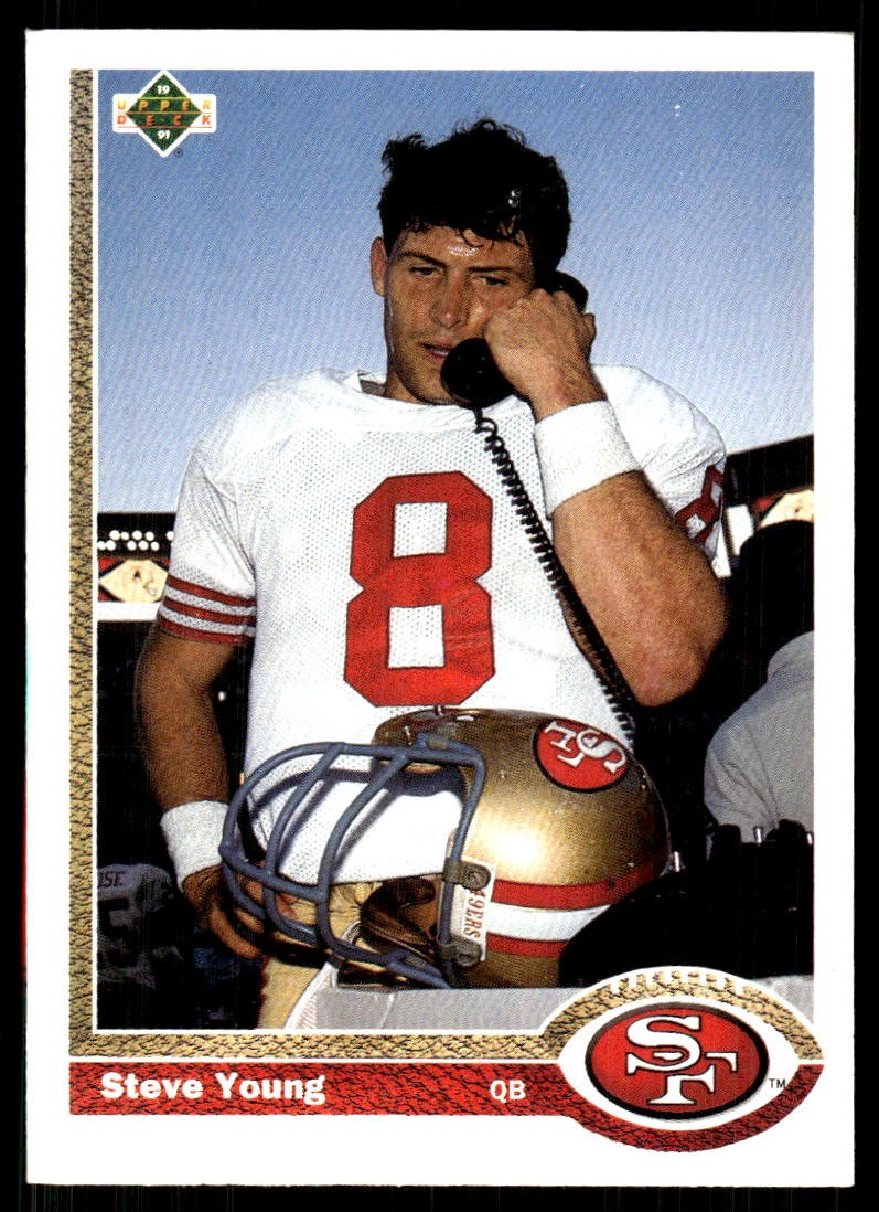 Steve Young 1991 Upper Deck #101 49ers FREE SHIPPING StackedPacks