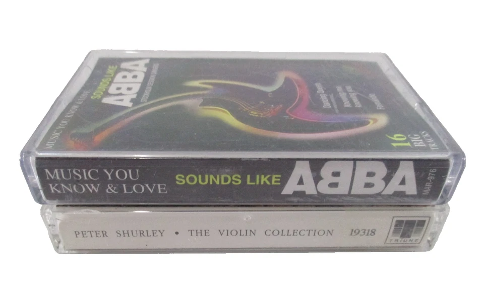 Sounds Like ABBA and The Violin Collection Peter Shurley Cassette Tapes Tested - Image 2 of 4