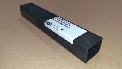 (40,58 EUR/m) Stahl S235 Rest 50x40x2x292 mm Rechteckrohr Profil