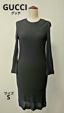 USED GUCCI BLACK HIGH-QUALITY DRESS GOOD