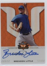 2017 Leaf Valiant Draft Orange 19/25 Brendon Little #BA-BL1 Auto 0wp8