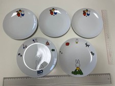 Miffy Plate Set of 5 Lawson Collaboration Used Children's Accessories