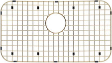 Sinks Protector Matte Gold 304 Stainless Steel Kitchen Bottom Protector Grid, Ra