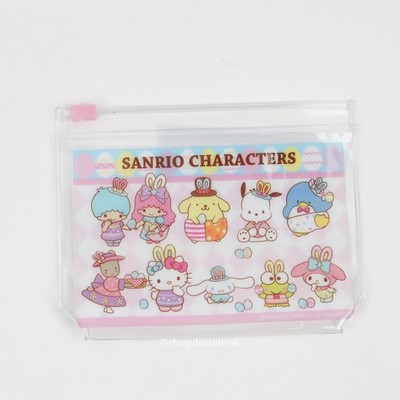 Easter Clear PVC Mini Zipper Pouch Bag Stationery Sanrio Characters Japan 2018