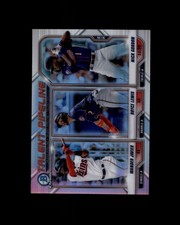 2021 Bowman Chrome Refractors Gordon/Royce Lewis/Wander Javier (ref 164231)