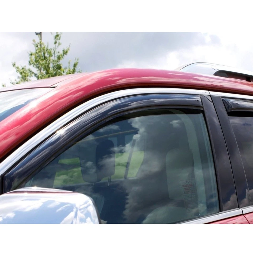 AVS Front & Rear In-Channel Smoke Window Ventvisors for 11-19 Ford Explorer Foto 4 de 4