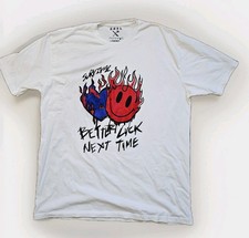 SRVL Survival Better Luck Next Time MenS Tee Shirt  100% Cotton NWOT SZ 3X Soft