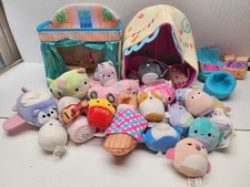 Squishmallow Squishville Soft Playsets and Friends plush lot