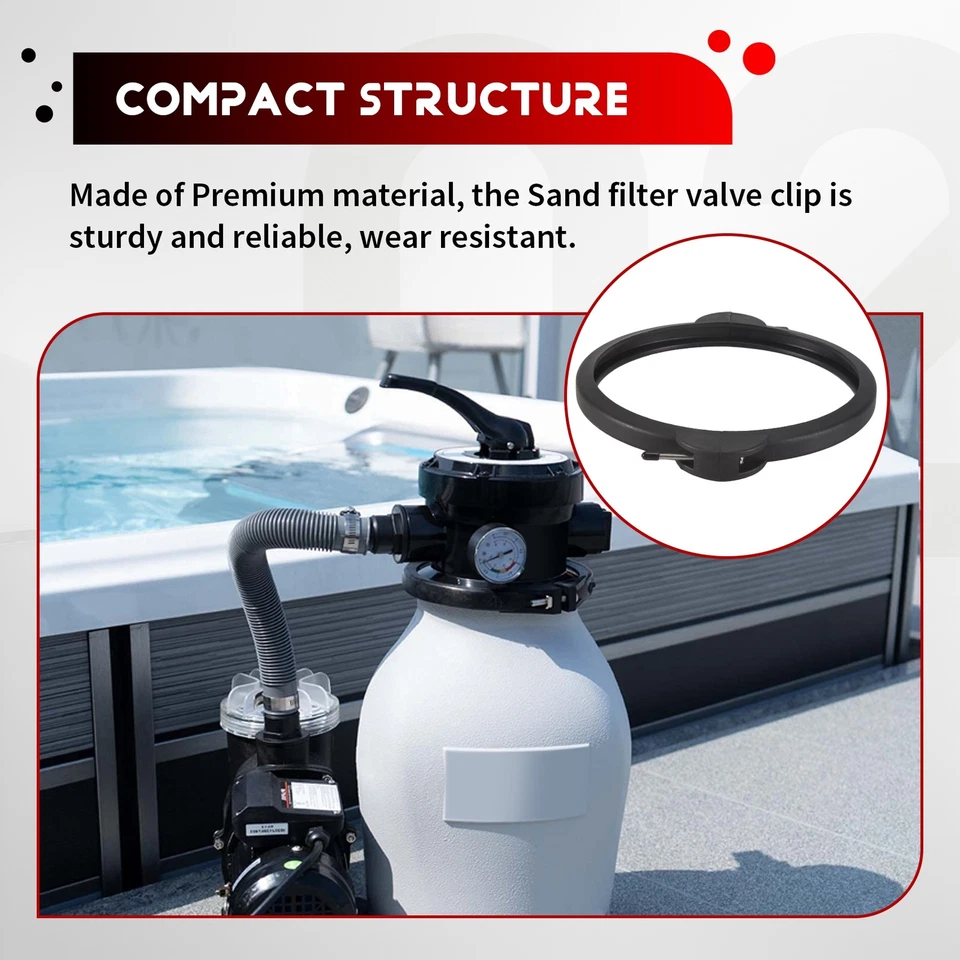 SF90110-1 Abrazadera de Filtro de Piscina para Bomba de Filtro de de6583 - Imagen 2 de 4