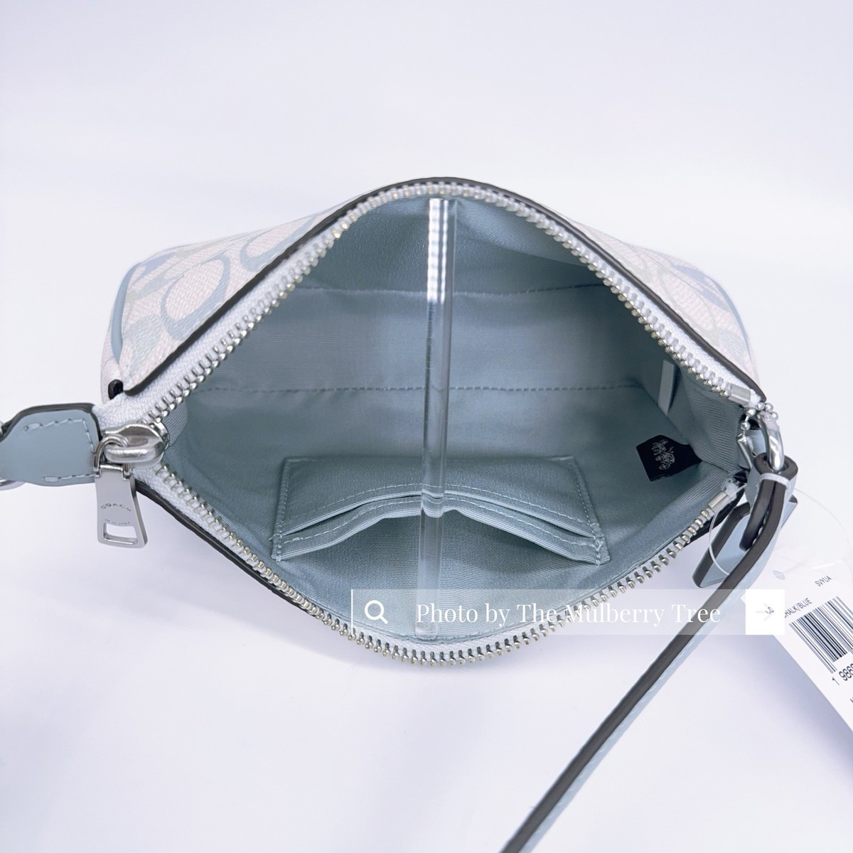 Coach CDW29 Nolita 19 In Pretty Signature Canvas Chalk Blue