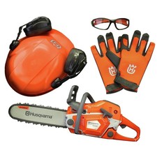 Husqvarna 531099502 550XP Toy Chainsaw and PPE Kit New